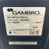 Gambro AK-200 Ultra S - Dialysis image 2